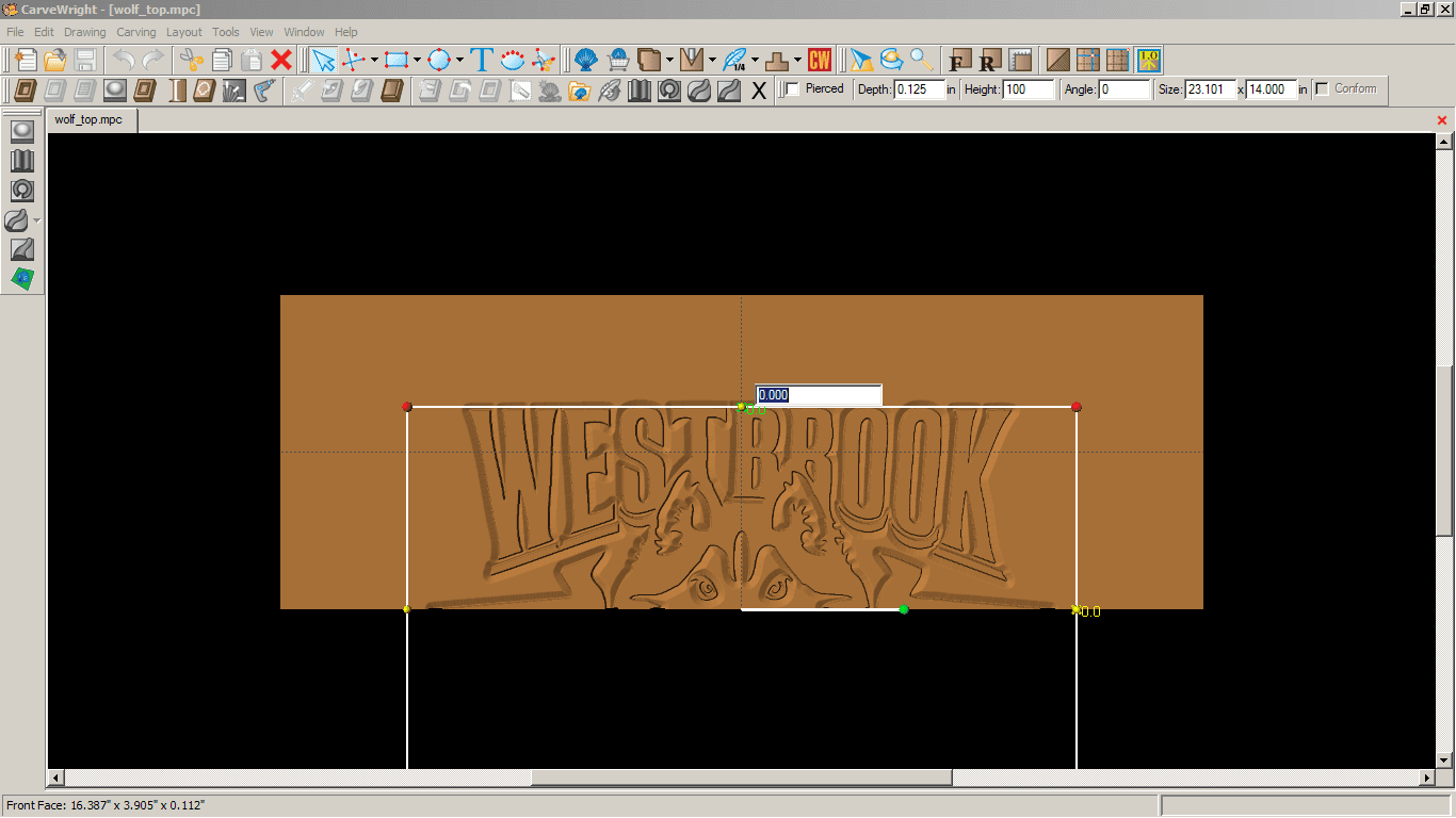 CarveWright+Pattern Attaching the CarveWright Pattern to the Board