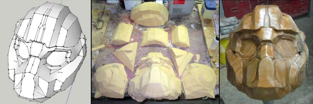 helmet carving