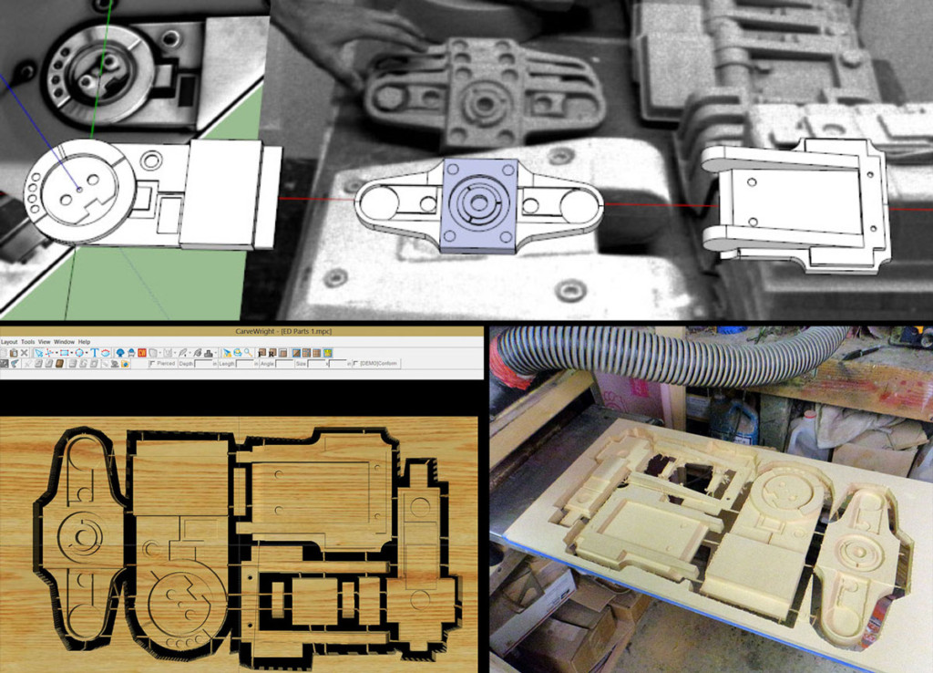 Ed-209 part making
