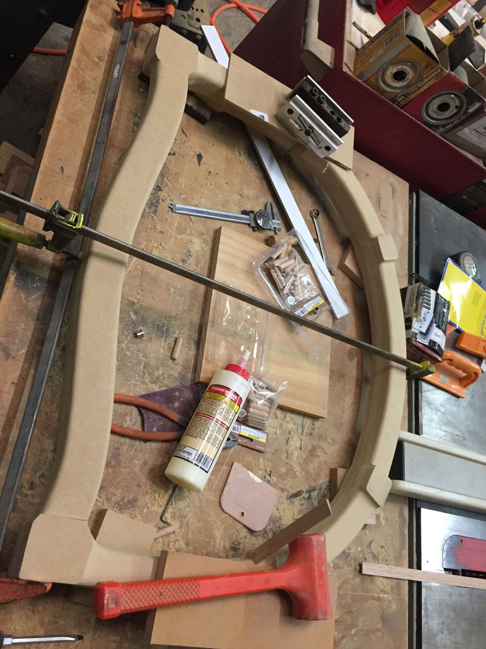 gluingchairseat CarveWright