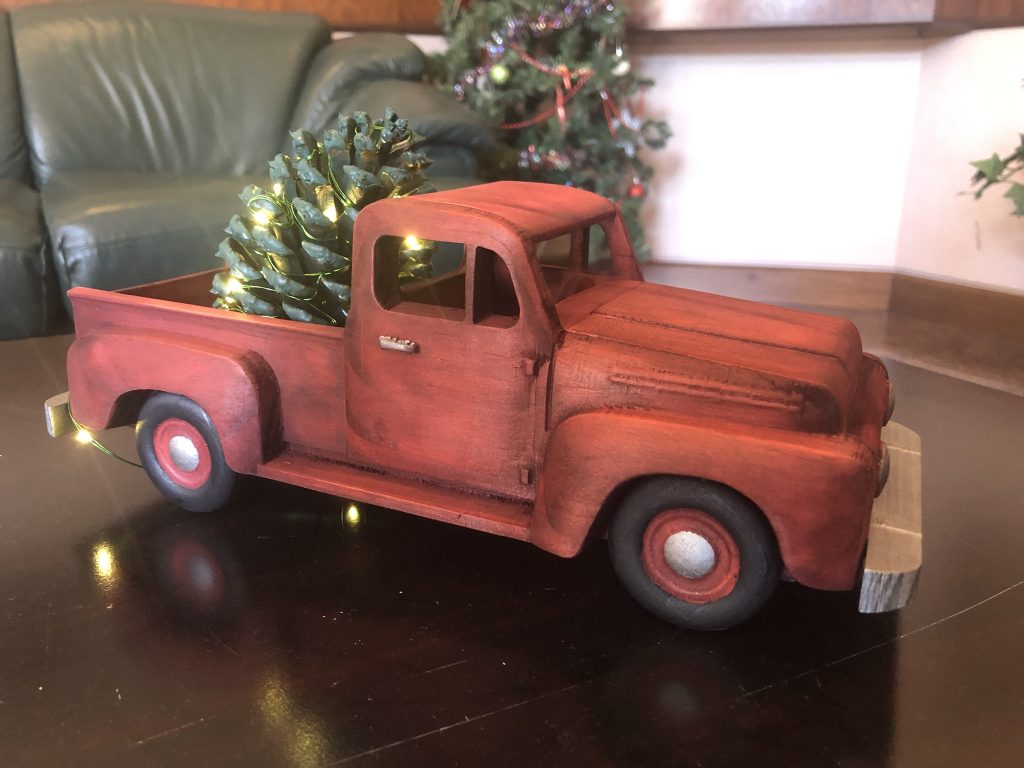 Red Christmas Truck
