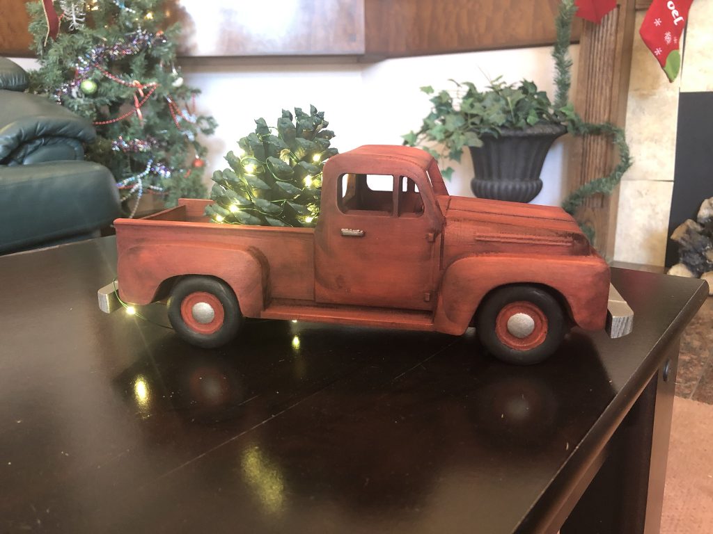 Red Christmas Truck