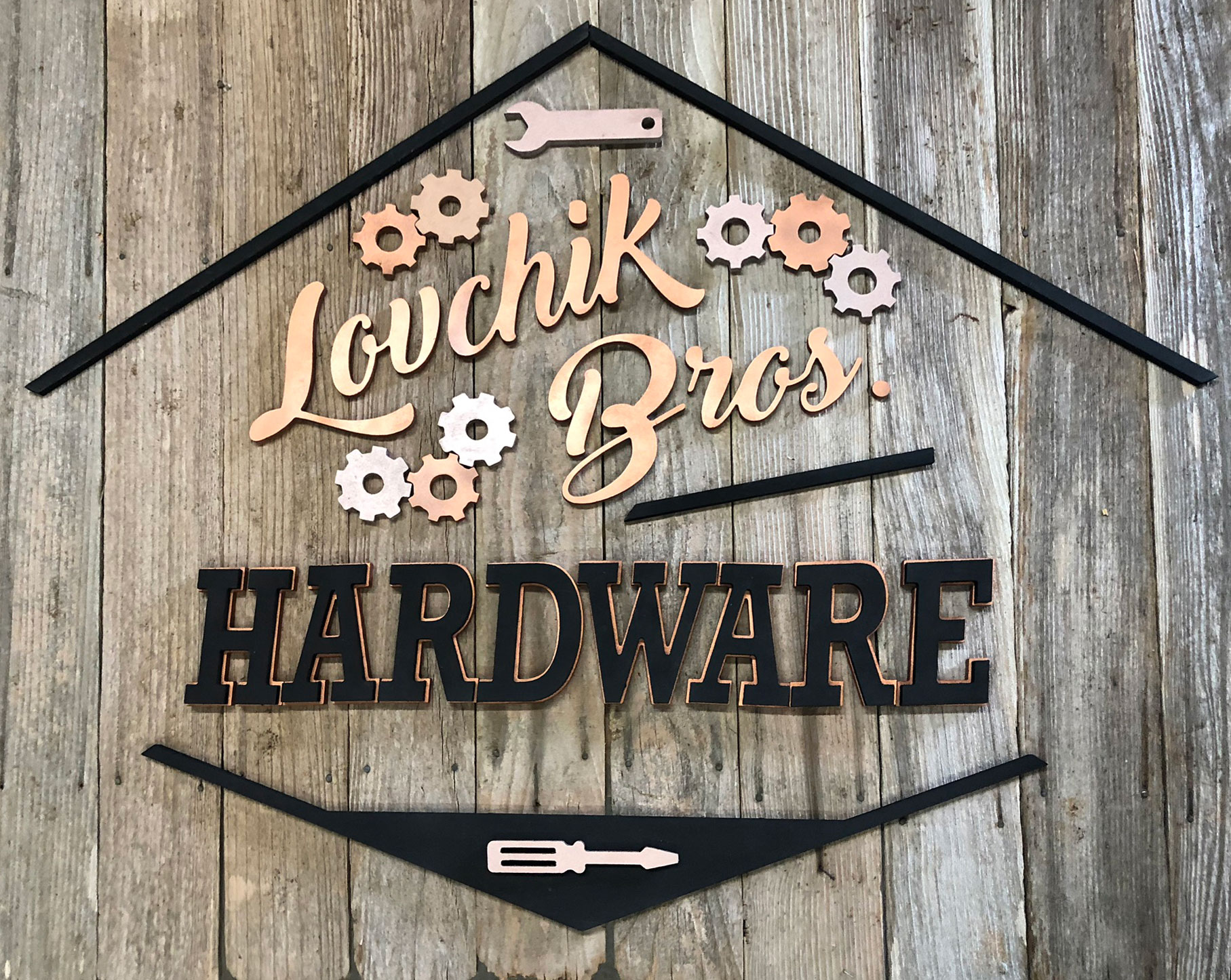 Vintage Hardware Co. Sign CarveWright