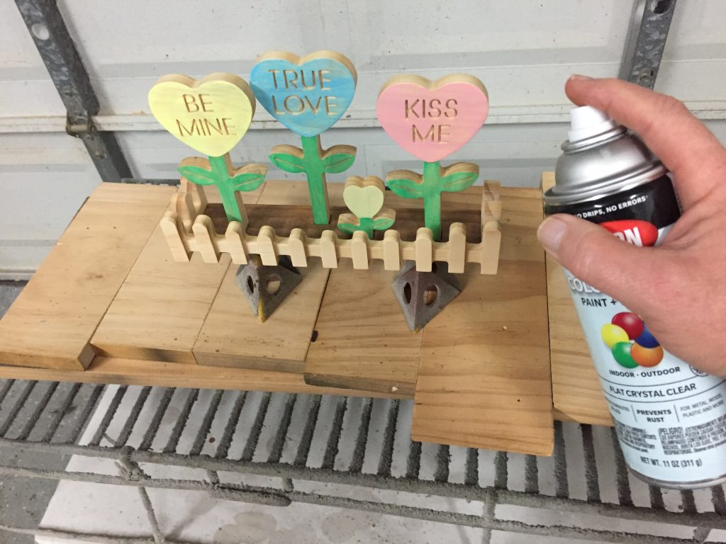 clear coat finished pieces