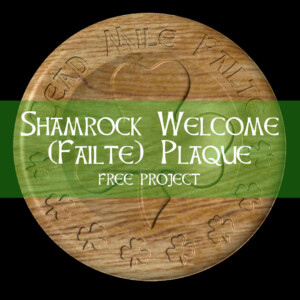 Shamrock Welcome (Failte) Plaque