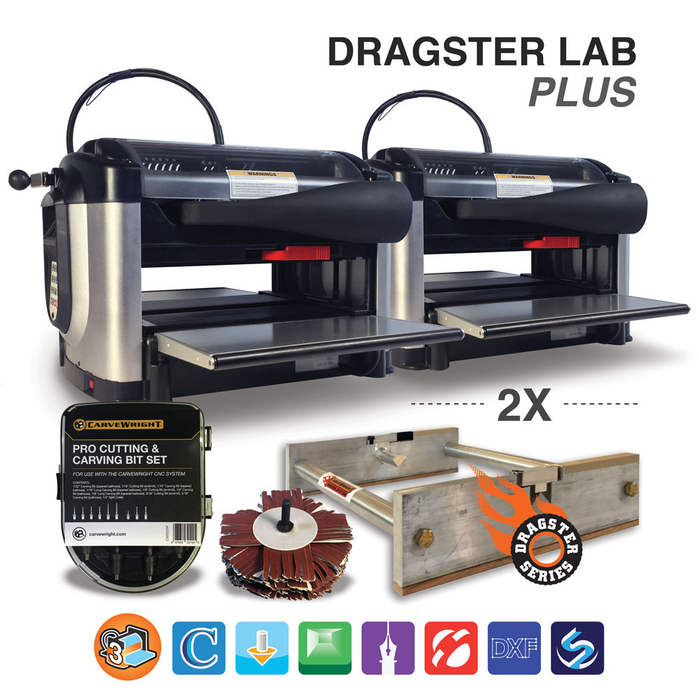 CW-CO2D-LAB-PLS CarveWright Dragster Plus Lab