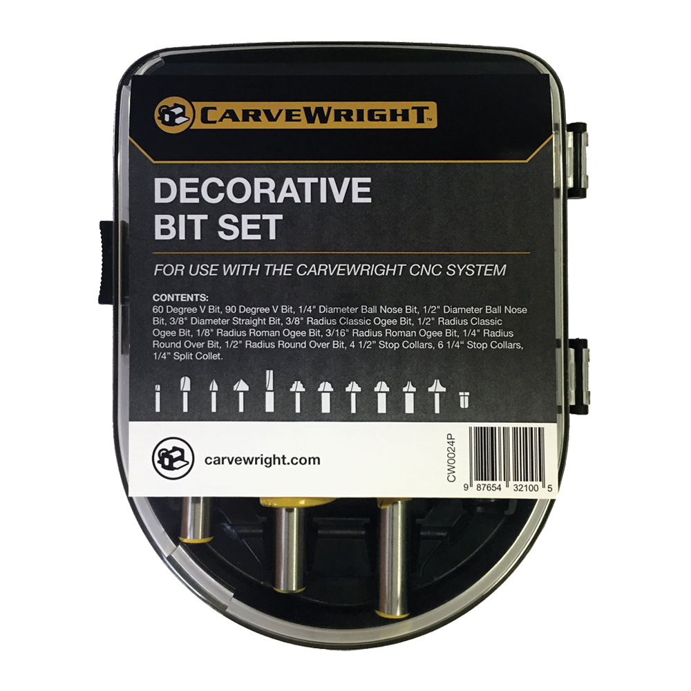 CarveWright-BitSets_0001_Deco-Router-Bitset Decorative Router Bit Set