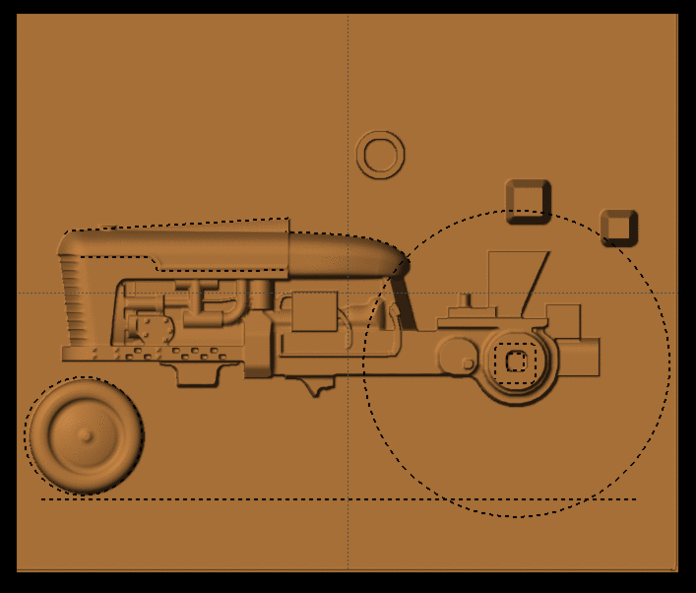 Tractor tracing model