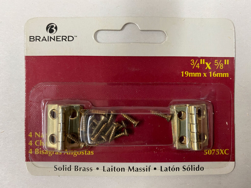 Small Brass Hinges