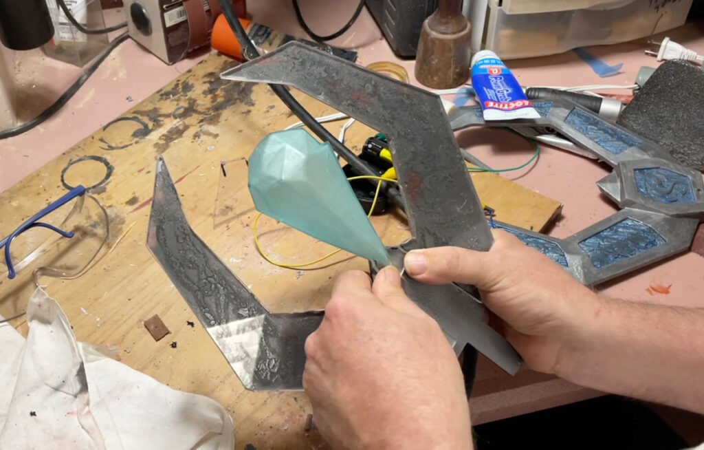 fitting the crystal